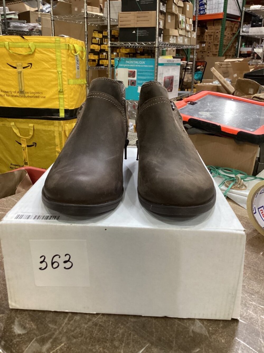 Clarks Women's Charlten Grace Taupe Oily Leather